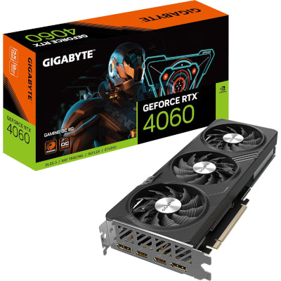 GIGABYTE GeForce RTX 4060 Gaming OC 8GB GDDR6 Tarjeta gráfica para juegos 2xHDMI 2xDP