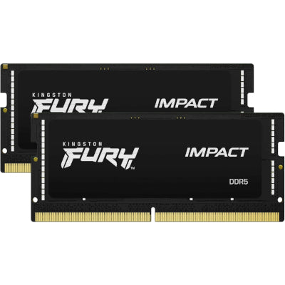 KINGSTON 64GB 5600MT/s DDR5 CL40 SODIMM Kit of 2 FURY Impact PnP