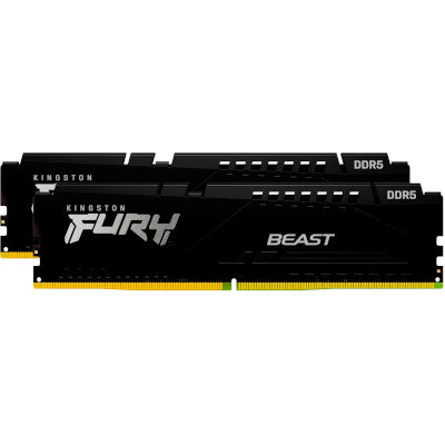 KINGSTON 32GB 6000MT/s DDR5 CL30 DIMM Kit da 2 FURY Beast Nero EXPO