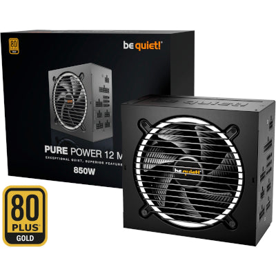 be quiet! Pure Power 12 M 850 Watt Alimentatore 80+ Gold ATX 3.1 PCIe5.1 modulare
