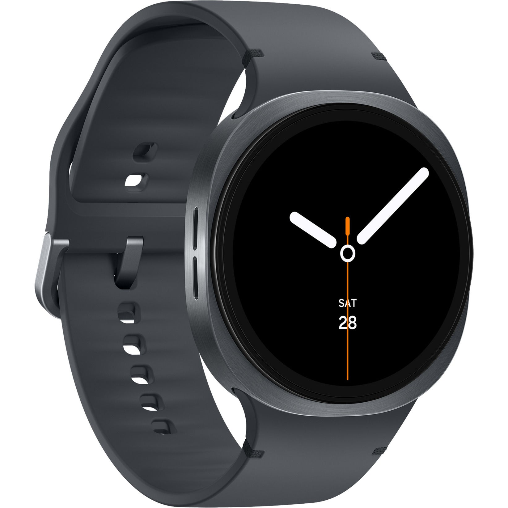 SAMSUNG Galaxy Watch8, Smartwatch (dunkelgrau, 44 mm, Sport Band M/L)